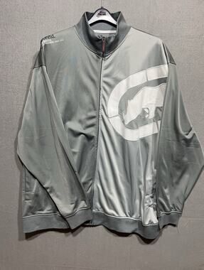 Ecko Unltd Retro Contrasting Track Jacket Grey Dust Big & Tall Men Size 5X NWT